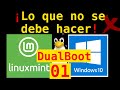 01 - Errores al Hacer un DualBoot Windows junto a Linux