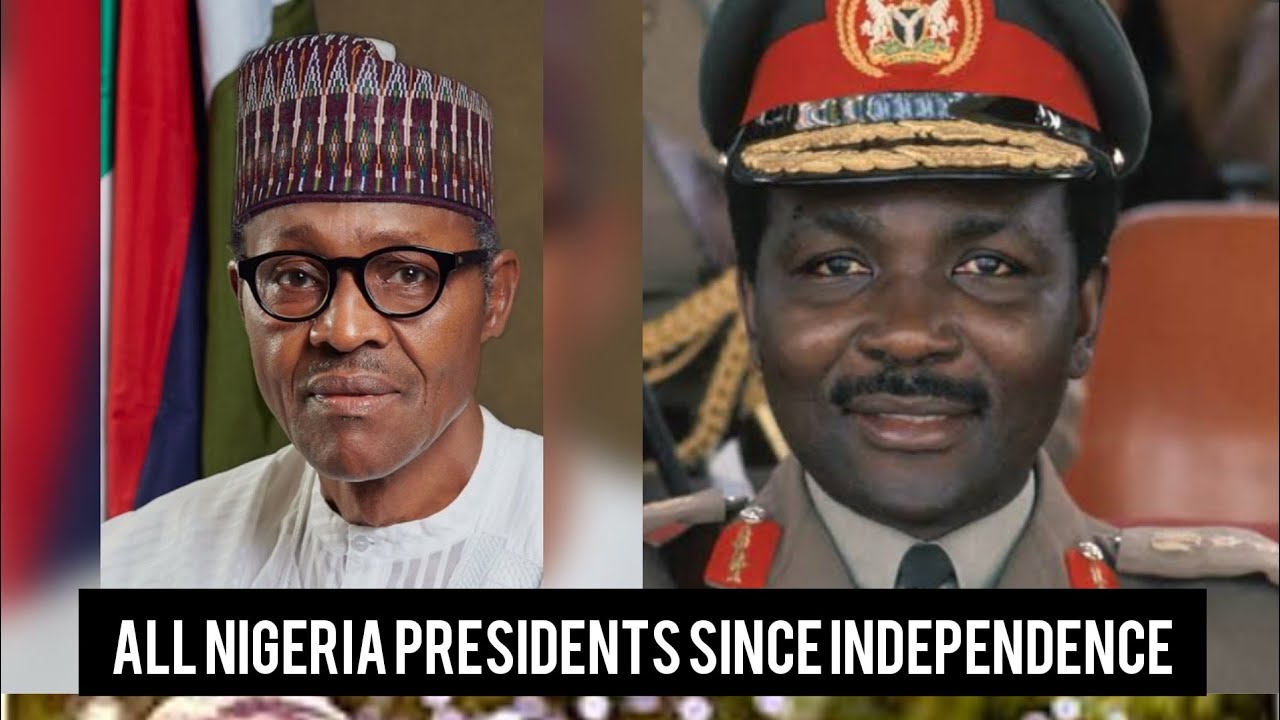 Nigeria Presidents Since Independence - YouTube