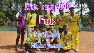 Bunts Trophy 2019 Final - Brothers Ajekar vs Attackers Vamanjoor