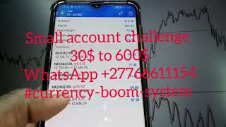 From 30$ to 600$...#small account challenge🥂📈