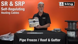 SR / SRP Self-Regulating Heating Cables - Pipe Freeze / Roof \u0026 Gutter De-Icing - King Electric