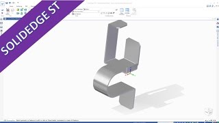 S.1 Blechhalter - Sheet metal bracket - SolidEdge ST 9 Sheet Metal Training