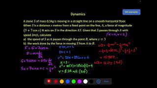 Mechanics 3 - Dynamics - Video 1