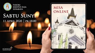 Hari Sabtu Suci | Upacara Malam Paskah Umat pk. 18.00 Paroki Kristus Raja Surabaya