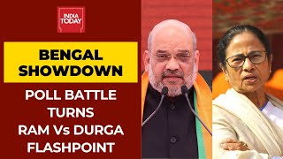 TMC And BJP Battle For West Bengal Polls Turns Ram Vs Durga Flashpoint