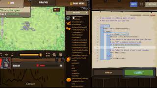 CodeCombat. Python solution. Shrapnel