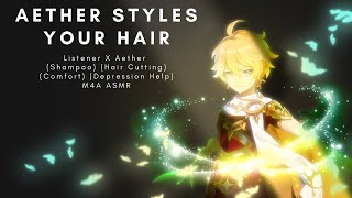 Aether Styles Your Hair Aether X Listener (Shampoo) (Hair Cutting) (Comfort) (Calming) ASMR