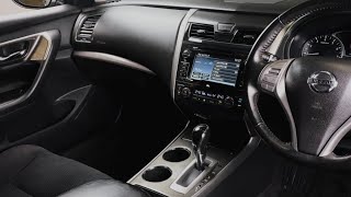 Nissan Teana 2015 head unit stereo removal