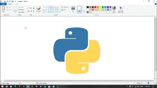 How to Draw python logo using MS Paint | How to draw on your computer