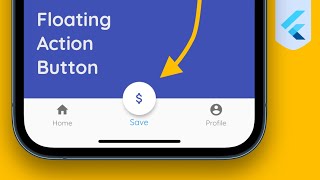(Ep 65) Flutter: How To Setup Floating Action Button On The Navigation Bar