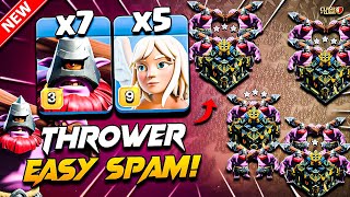 Best Th17 THROWER Attack | TH17 Attack Strategy With THROWER - Clash of Clans | Town Hall 17 Attack