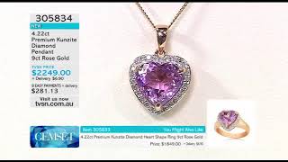 2019 - TVSN Premium Kunzite Jewellery