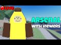 🔴 LIVE | Road To Level 600 With Viewers... (Roblox Arsenal)