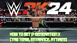 WWE 2K24 How To Get D-Generation X (DX) (Tag Team, Entrance, Attires)