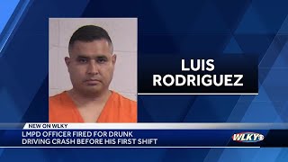 New LMPD officer fired over DUI he got hours after he was sworn in