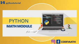Introduction to Python Math Module | Python Tutorial in Tamil #14