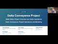 Delta Conveyance Project Virtual Info Webinar 1: Ops of SWP/Delta Conveyance: July 14, 2021