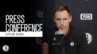 Steve Nash | Post-Game Press Conference | Brooklyn Nets vs. Indiana Pacers