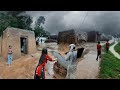 Very Heavy Rain In Pure Mud House Punjab Village Pakistan | Rain In Our Village