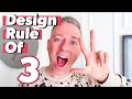 What is the INTERIOR DESIGN RULE OF 3?  How to decorate your home using the rule of thirds!