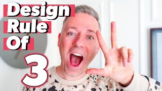 What is the INTERIOR DESIGN RULE OF 3? How to decorate your home using the rule of thirds!