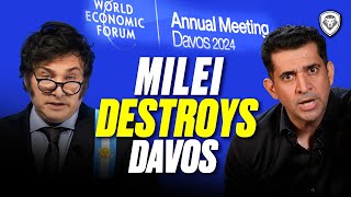 “El Loco” - Javier Milei SHOCKS the World Economic Forum Defending Capitalism
