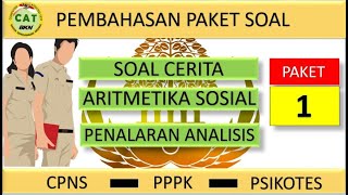 pembahsan soal cerita TIU cpns 2021 paket 1