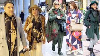 Beautiful and Elegant Winter 2025 Outfits | Luxury Street Fashion in Milan