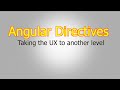 Angular Directives | Advanced Concepts | Ionic Angular
