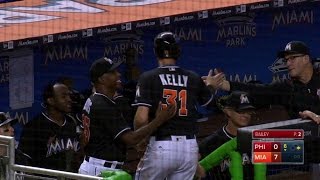 PHI@MIA: Conley singles to left field, scoring Kelly