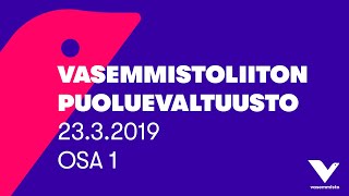 Vasemmistoliiton puoluevaltuusto 23.3.2019 Osa 1