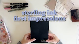 Sterling Ink B6 Horizontal | First Impressions