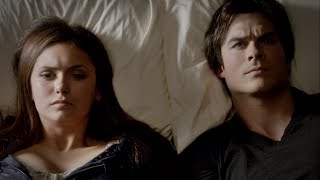 TVD 4x9 - Damon and Elena spend the night together. "I should've made you leave" | Delena Scenes HD