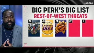 Big Perk's BIG LIST: Rest-of-the-West THREATS 👀 | NBA Today
