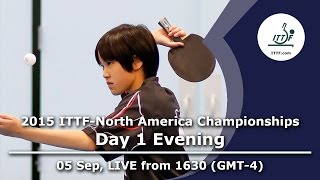 2015 ITTF-North America Championships - Day 1 Evening