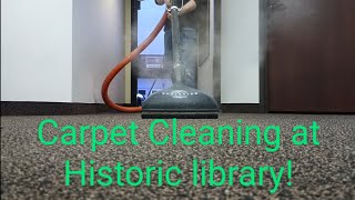 Carpet Cleaning at Historic Library!