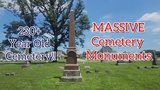 Exploring Amazing Monuments at Oldest Public Cemetery in Indiana!!