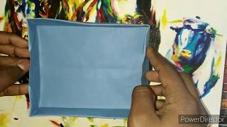 How to make a Paper Folding Tiffin Box... DIY Tiffin Box.. Origami Tiffin Box... Homemade...🔥🔥🔥