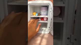 Come restock my mini fridge with me. #mini #fridge #skincare #minifridge #restock