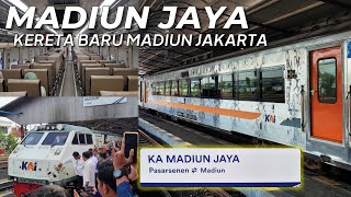 KERETA TERBARU MADIUN JOGJA JAKARTA 2025 ‼️ PERESMIAN \u0026 PERJALANAN PERDANA KA MADIUN JAYA Ekonomi