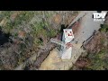 地域のシンボル「木沢風車」（徳島・那賀町）【ドローン空撮】