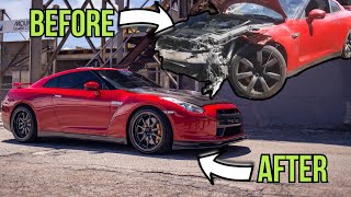 Rebuilding a Totaled GT-R in 10 Minutes
