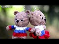 Амигуруми схема Родные мишки Игрушки вязаные крючком free crochet patterns.