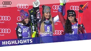 Vonn takes revenge in second Downhill in Cortina | Highlights