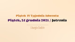 #Jutrznia | 24 grudnia 2021