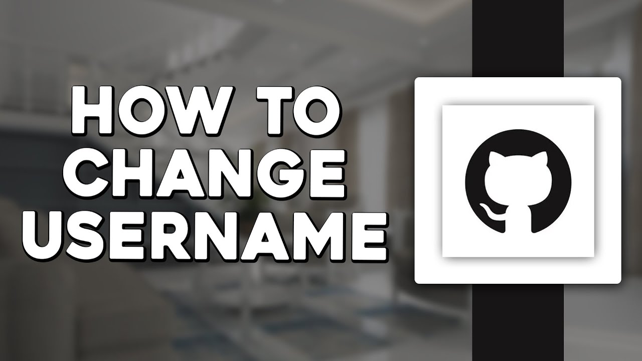 How To Change Github Username Quick Tutorial Youtube