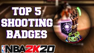 Top 5 BEST Shooting Badges in NBA2K20 - Full Breakdown & Analysis! Shoot Better INSTANTLY!