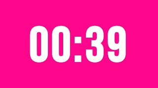 39 Second Countdown Timer No Music With Alarm Clock At The End