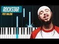 Post Malone - "Rockstar" Piano Tutorial - Chords - How To Play - Cover