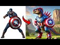 AVENGERS But PREHISTORIC DINOSAUR 🦖 VENGERS All Characters (marvel & DC) 2024 💥